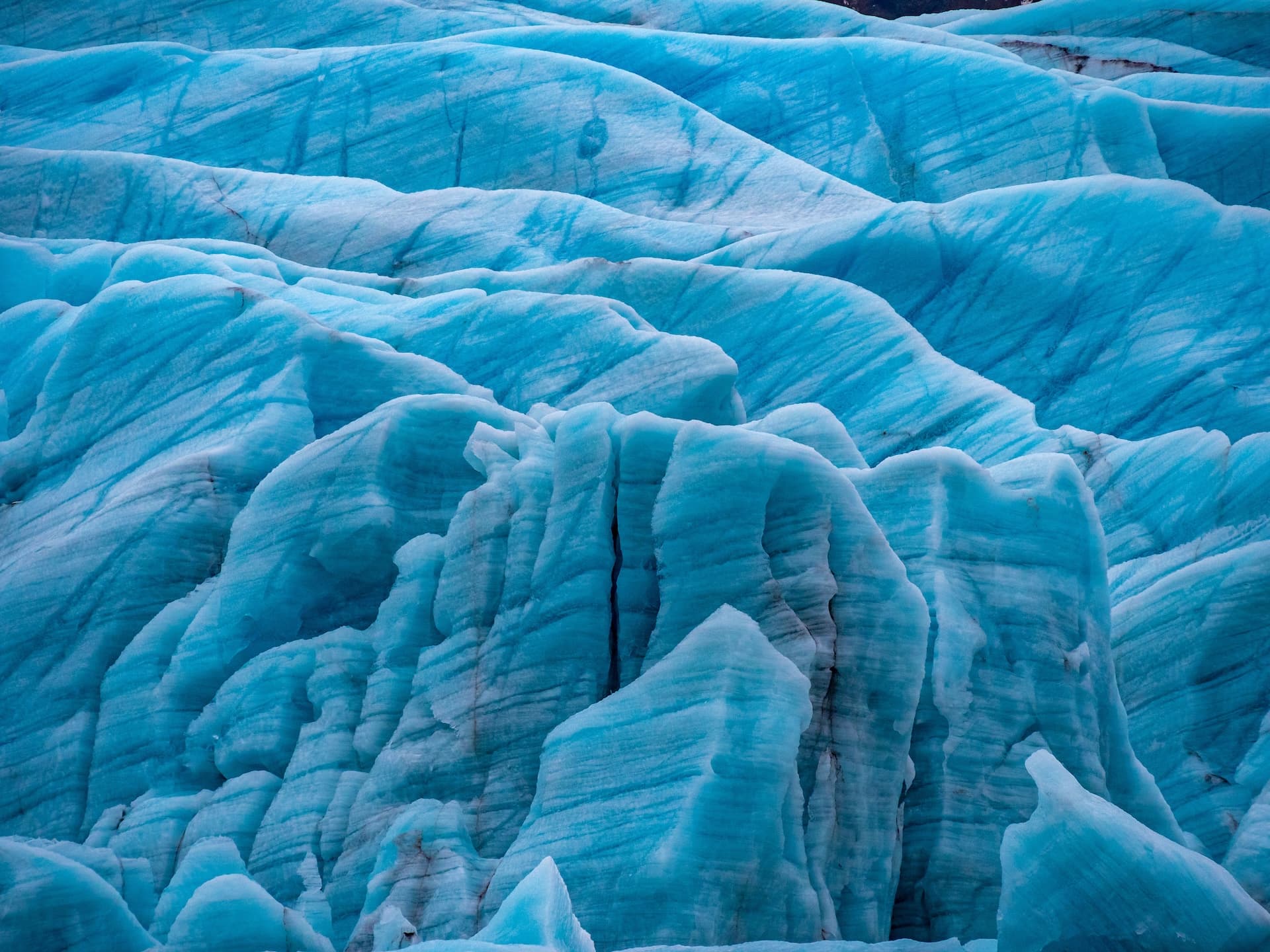 Icelandic glacier landscape